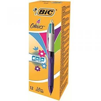 Bolígrafo 4 colores Fashion Grip Bic