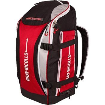 GRAY-NICOLLS Predator 3 100 Duffle Bolsa de deporte Cricket Kit bolsa Negro/Gris/Rojo