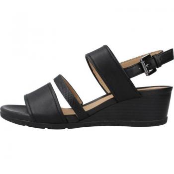 Sandalias de Mujer Geox D Marykarmen Negro, características: diseño elegante, material transpirable, suela antideslizante, plantilla cómoda, cierre con hebilla ajustable