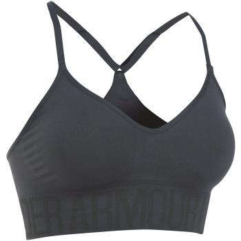 Under Armour Seamless Solid Sujetador Deportivo, Mujer, Negro
