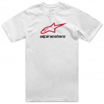 Camiseta de Manga Corta Alpinestars Always 2.0 CSF Blanco-Rojo-Negro