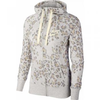 Nike W NSW Gym VNTG Hoodie FZ Lprd Sudadera, Mujer, Atmosphere Grey Sail, S