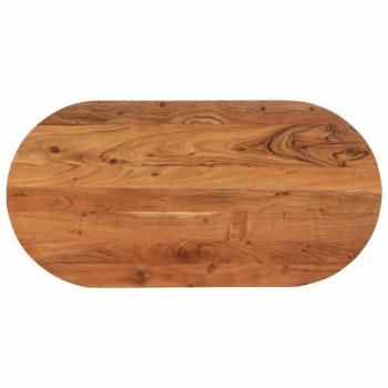 vidaXL Oval Solid Wood Acacia Table Top 80x40x2.5 cm