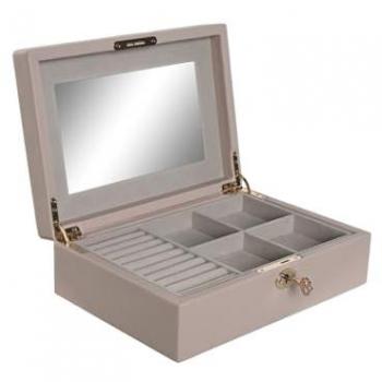 Caja-Joyero Home ESPRIT Rosa claro 27 x 19 x 9 cm