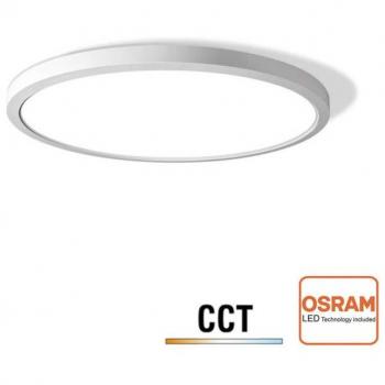 Plafón LED Moon Kramfor 16-20-24W Chip Osram Ø283mm CCT + Night Light Blanco 3000-4000-6000K