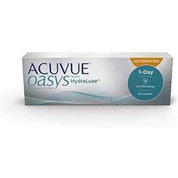 ACUVUE® OASYS 1-Day for ASTIGMATISM con tecnología HydraLuxe™ - Reemplazo Diario - protección UV - 30 lentes