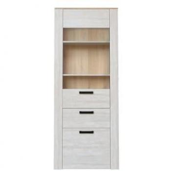 Vitrina Armario Sena 188cm, 2 Puertas y 1 Cajón