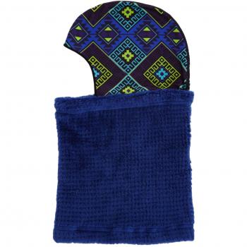 Buff Neck Warmer Liner - Cinta de pelo para ciclismo para hombre, color azul, talla única