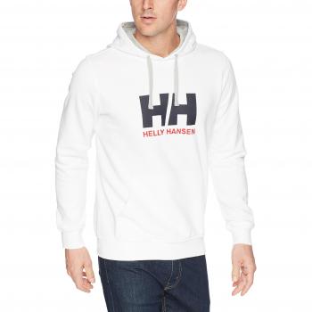 Helly Hansen Men's White HH Logo Hoodie