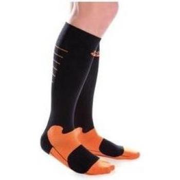 Calcetín Deportivo Negro Orliman OV02D500, Talla 3, Par