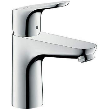 hansgrohe Focus 100 Grifo de lavabo sin vaciador automático, cromo, 31517000