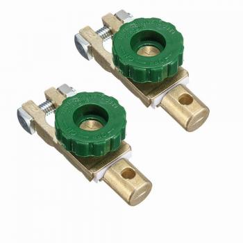 Bornes de batería Wiwir 2 piezas adaptador de batería separador protección contra intensidad desconectador de batería 6 - 24 V