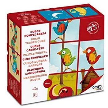 Cayro - Cubos Rompecabezas Madera - Juego Tradicional - Desarrollo de Habilidades cognitivas - Juego de Mesa