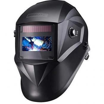 Careta Soldar Automatica, Casco de Soldadura 1/1/1/1 de Oscurecimiento Máscara de Soldadores Caretas para Soldar con 5 Lentes de Recambio de ARC TIG Mig Molienda