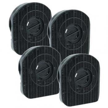 Vhbw - 4x Filtros de Carbón Activado Compatibles con Campana Extractora Hotpoint HL90X