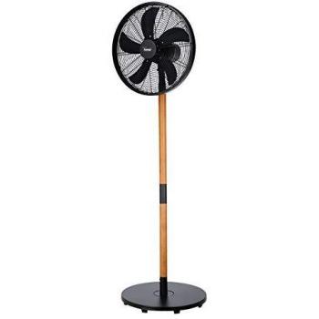 Ventilador de Pie Bimar VPM410 de 40 cm con 3 Velocidades, Eje de Madera y Motor Silencioso