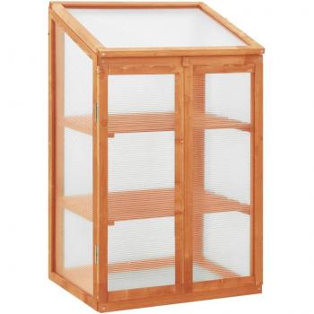 vidaXL Greenhouse 60x45x100 cm Firwood