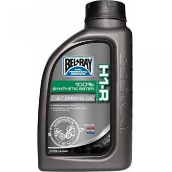 BEL RAY - 35972 : Botella 1 L Aceite Bel-Ray Motor 2T H1-R Racing 100% Synthetic Ester