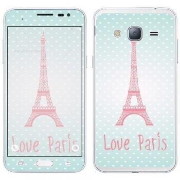 Royal adhesivo RS.127200 Pegatina para Samsung Galaxy J3 2016, diseño Love Paris