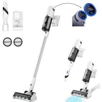 Aspiradora Escoba Inalámbrica GAVATECH 6 en 1, Potente Succión de 35Kpa, Autonomía de 45 Minutos, Ligera y con Batería Extraíble