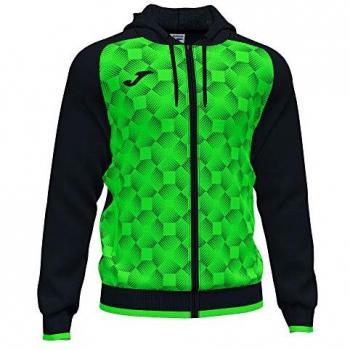 Chaqueta con capucha Joma Supernova III hombre negro verde flúor