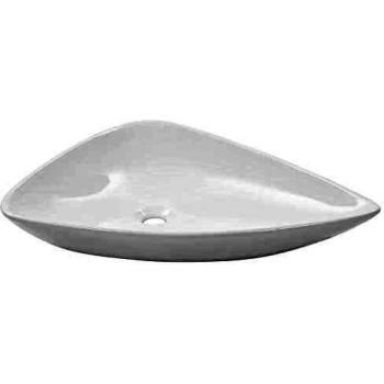 vidaXL Lavabo Forma Triangular Cerámica Blanco 645x455x115 mm Baño Aseo Hogar