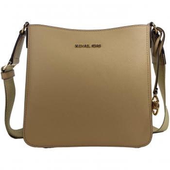 Michael Kors Jet Set Small Messenger Crossbody Bag Camel, Beige, ONE SIZE, Multiple Pockets