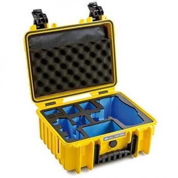 B&W Copter Case Type 3000 Y Yellow with dji Mavic 2 Inlay Marca B&W International
