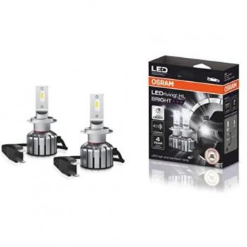 Bombilla LED Osram LEDriving HL H7/H18 - Luz de carretera y cruce, 12V, +300% brillo, 6000K (2 unidades)