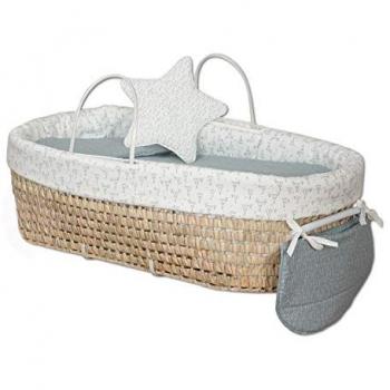 Babyline 34002001 - Capazo de Mimbre, unisex