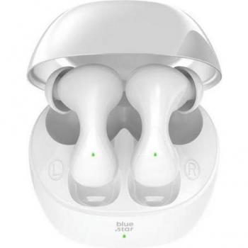 Auriculares In-ear Wireless Impermeables IPX4 con Estuche de Carga, Blanco