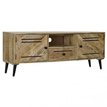 Mueble de TV DKD Home Decor Marrón de Metal y Madera de Mango (150 x 59 x 40 cm)