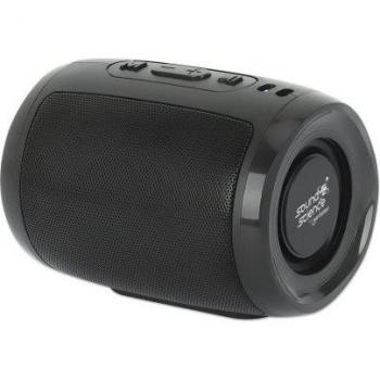 Manhattan Sound Science Bluetooth Mini Speaker with Microphone and Integrated Controls, 4-Hour Playback, 10m Range, microSD Reader, USB-A Port, and Fast Charging
