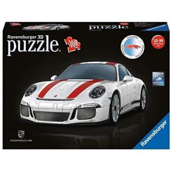 Ravensburger-12528 9 Puzzle 3D Porsche 911, Multicolor