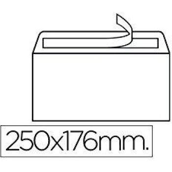 Liderpapel SB22 - Pack de 500 sobres, 176 x 250 mm, color blanco