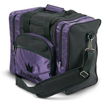 Brunswick Edge 1 de la pelota de – Bolsa de bolos para 1 Bowlingball, guantes y Bolos Bowling accesorios, morado