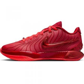 Nike LeBron XXI Zapatillas de baloncesto para hombre, color rojo (Bright Crimson Gym Red), talla 44 EU
