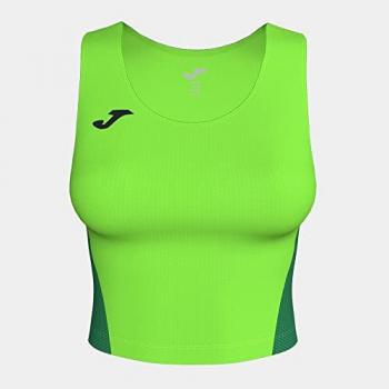Top Running Mujer R-Winner Verde Flúor Joma