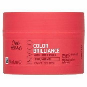 Wella Professionals INVIGO Brilliance Booster Mask Fine - Mascarilla para el cabello 150 ml unisex, intensificadora del color, protectora para cabello fino y teñido