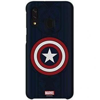 Funda rígida multicolor para teléfono móvil Samsung Galaxy A40 con diseño de Captain America (15 cm - 5.9 pulgadas)