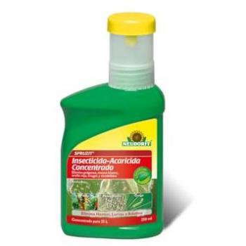 Spruzit Insecticida-Acaricida Concentrado 500 ml - Neudorff, JED y Agricultura Ecológica, Especial Huevos, Larvas y Adultos de Pulgones, Mosca Blanca, Araña