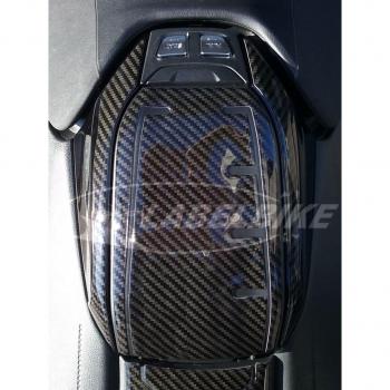 labelbike - Proteccion Puerta Depósito Pegatina Resina 3D para Yamaha Tmax 530 2017 - como el Carbono