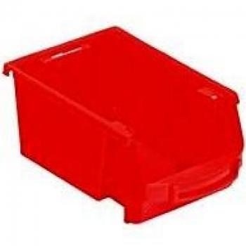 VISO Sichtlagerkasten PP 1L-101x157x70mm Rot