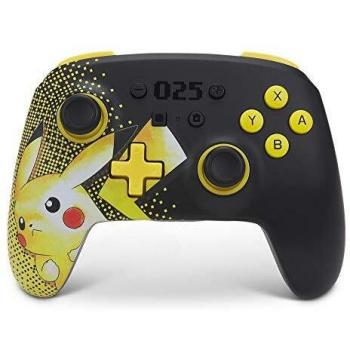 Controlador Inalámbrico Mejorado PowerA Pikachu 025 para Nintendo Switch