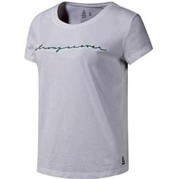 Reebok GS Aerowarm Easy tee Camiseta, Mujer, Blanco, XL
