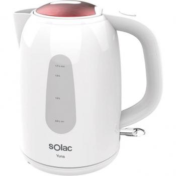 Solac KT5851 Hervidor de Agua Eléctrico 1.7L 2200W Blanco