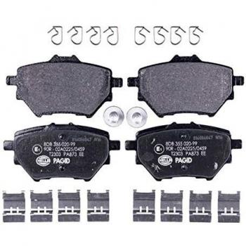Juego de pastillas de freno Hella 8DB 355 020-991 para Citroen, Fiat, Jeep, Opel, Peugeot y Toyota