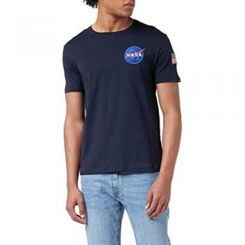 Alpha Industries Men's Space Shuttle T-Shirt - Dark Blue - Size M