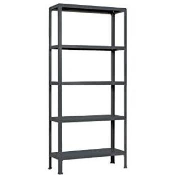 Estantería SimonRack CLICK MINI 5/300 Antracita - 8425437104299 - Librería Estante de salón, 1800x800x300 mm, 5 Alturas, Estilo Industrial, Metá
