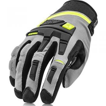 Acerbis CE X-Enduro Guantes de Moto, Negro/Amarillo M